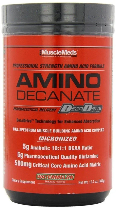 MuscleMeds Amino Decanate, Fruit Punch - 381 grams