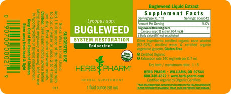 Herb Pharm Bugleweed, 1 fl oz