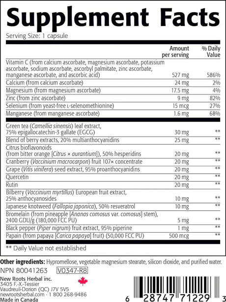 New Roots Herbal Vitamin C Plus (60 Tablets)