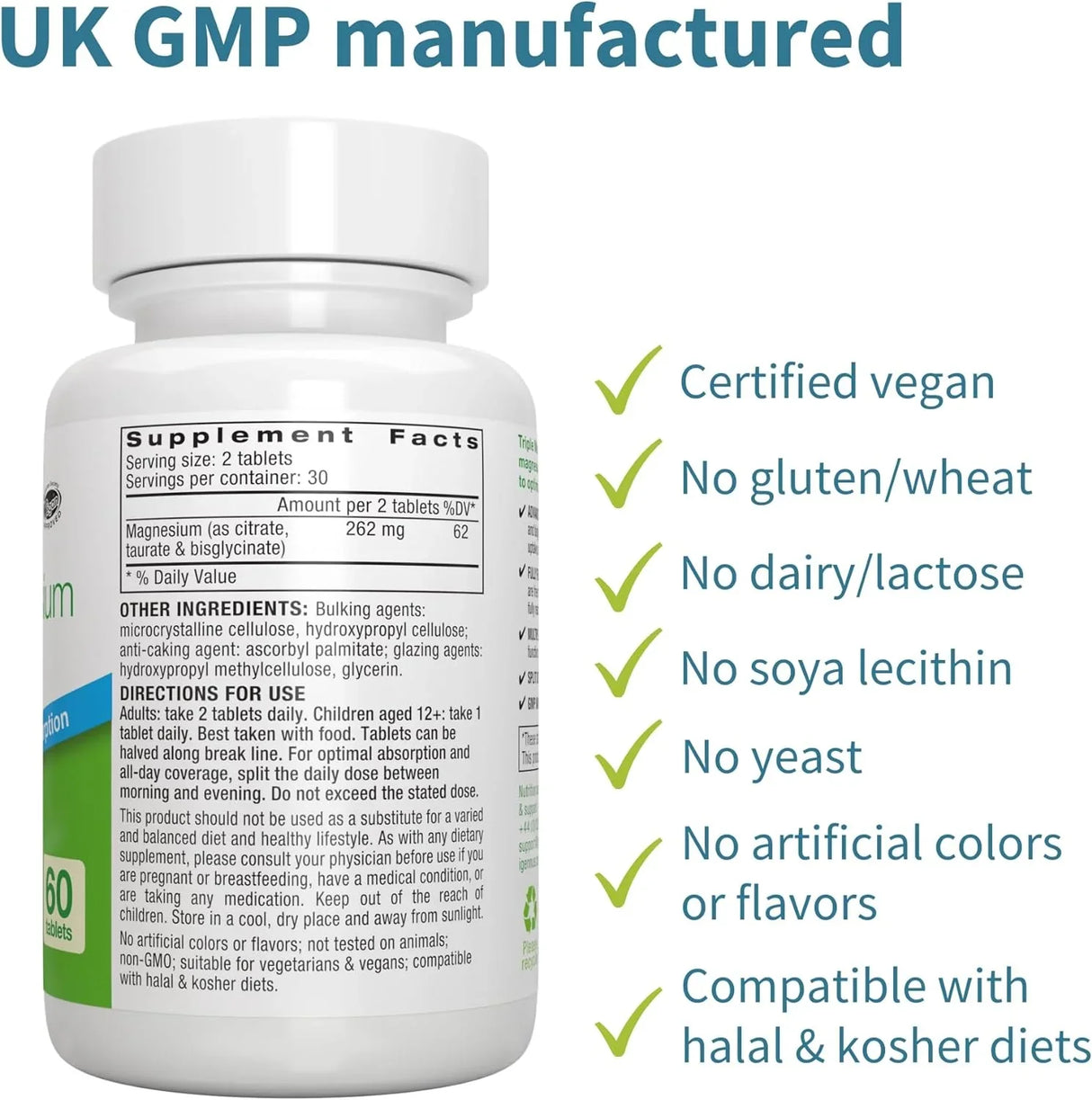 Igennus Triple Magnesium Complex, 60 tablets