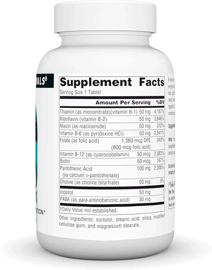 Source Naturals B-50 Complex, 50 mg, 100 Tablets