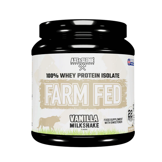 Axe & Sledge Supplements Farm Fed 786g Vanilla Milkshake