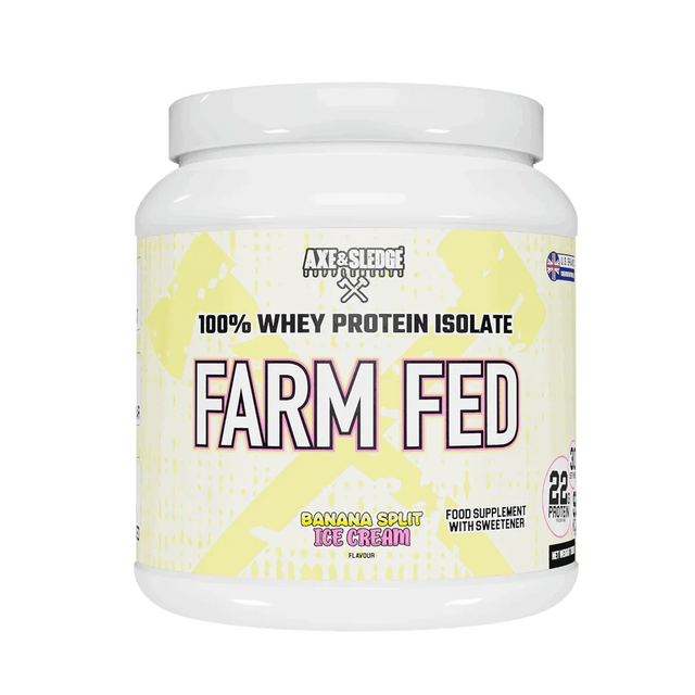 Axe & Sledge Supplements Farm Fed 792g Banana Split Ice Cream