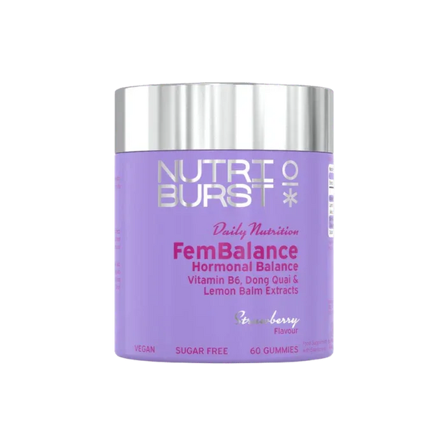 Nutriburst Fembalance 60 Gummies Strawberry