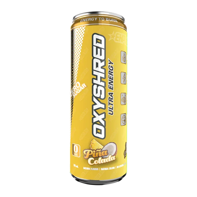 EHP Labs OxyShred Ultra Energy Drink RTD 12x355ml Pina Colada
