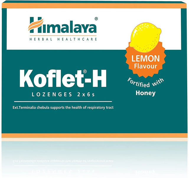 Himalaya Koflet-H 2x6 Lonzenges 12 Softgels Lemon