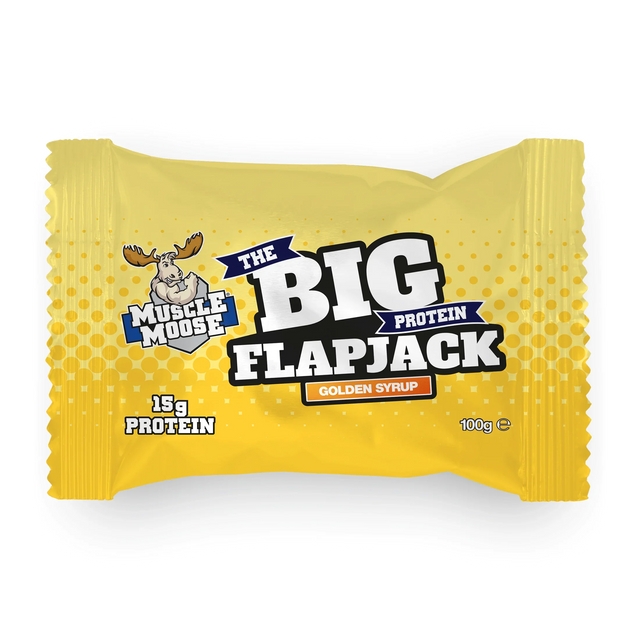Muscle Moose Big Protein Flapjack 12x100g Golden Syrup