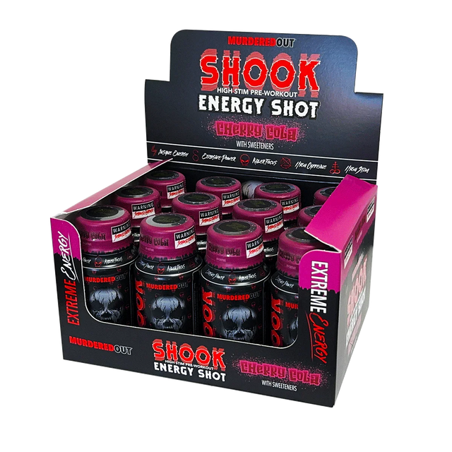 Murdered Out Shook Energy Shot 12x60ml Cherry Cola