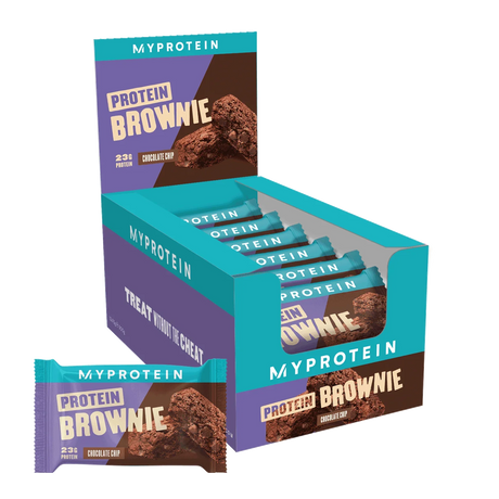 MyProtein Protein Brownie 12x75g Chocolate Chip