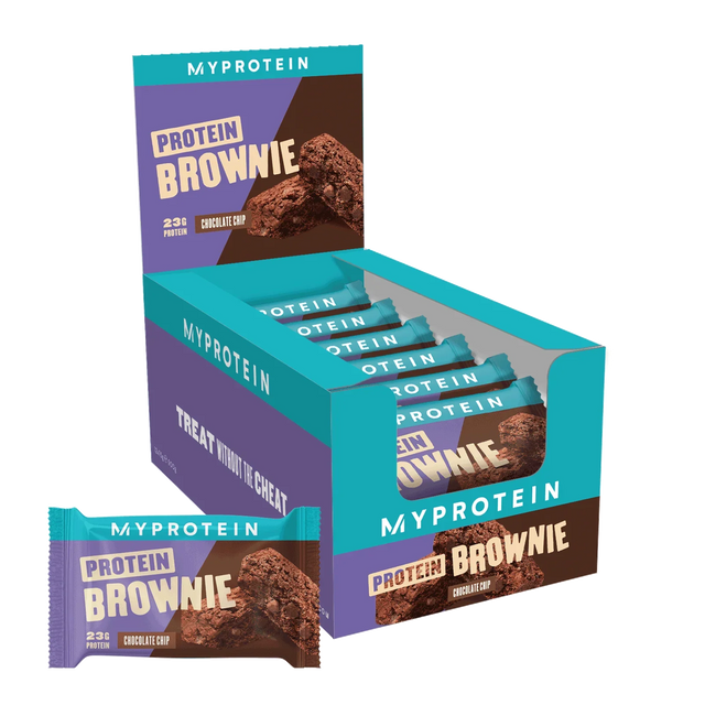 MyProtein Protein Brownie 12x75g Chocolate Chip