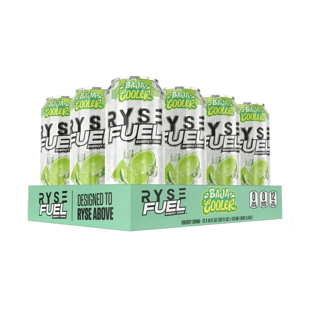RYSE Fuel 12 x 473ml Baja Cooler Twisted Lime