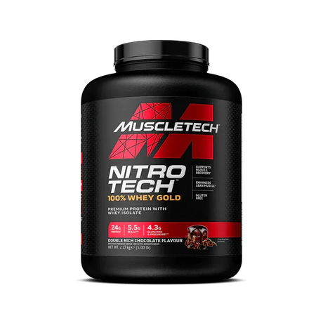 Muscletech Nitro Tech 100% Whey Gold 907g Double Rich Chocolate