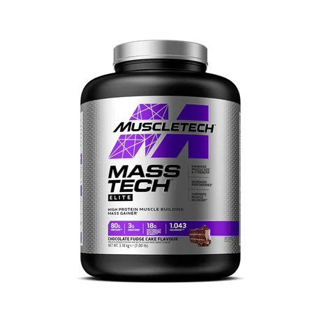 Muscletech Mass Tech Elite 3.18kg Chocolate Fudge Cake
