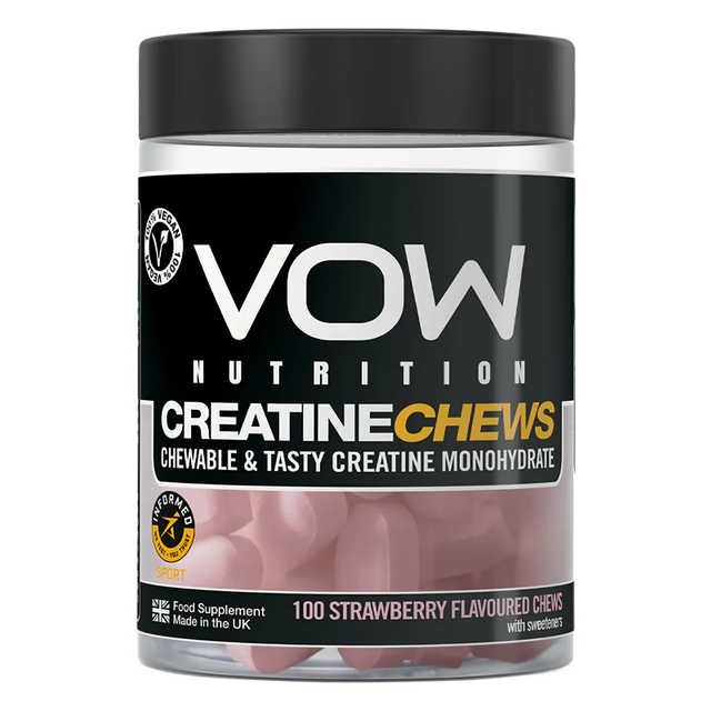 VOW Nutrition Creatine Chews 100 Tabs Strawberry