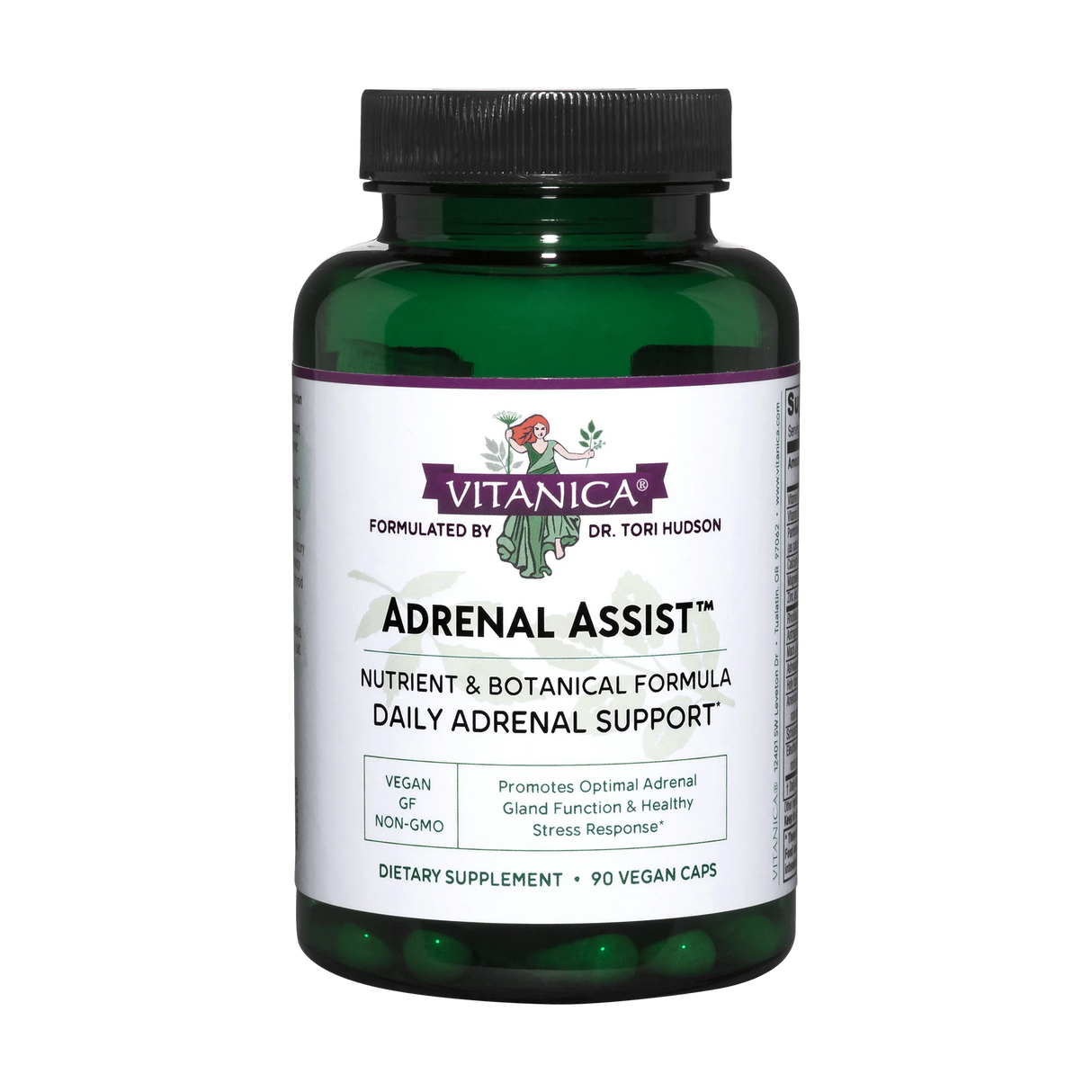 Adrenal Assist, 90 Vegan Capsules - Vitanica - welzo