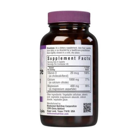 Bluebonnet Calcium Citrate Magnesium & Vitamin D3 Caplets