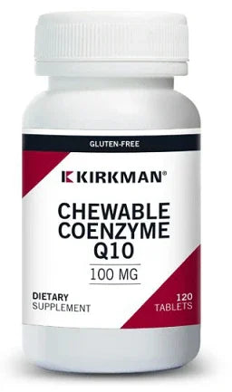 Coenzyme Q10 100mg, 120 Chewable Tablets - Kirkman Labs - welzo