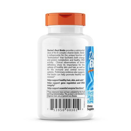 Doctor's Best Biotin 5,000mcg 120 Veggie Capsule
