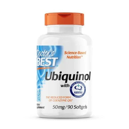 Doctor's Best Ubiquinol with Kaneka 50mg 90 Softgels