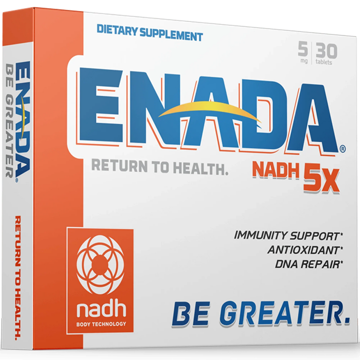 ENADA® NADH 5mg, 30 Tabs - Prof Birkmayer Health Pro - welzo