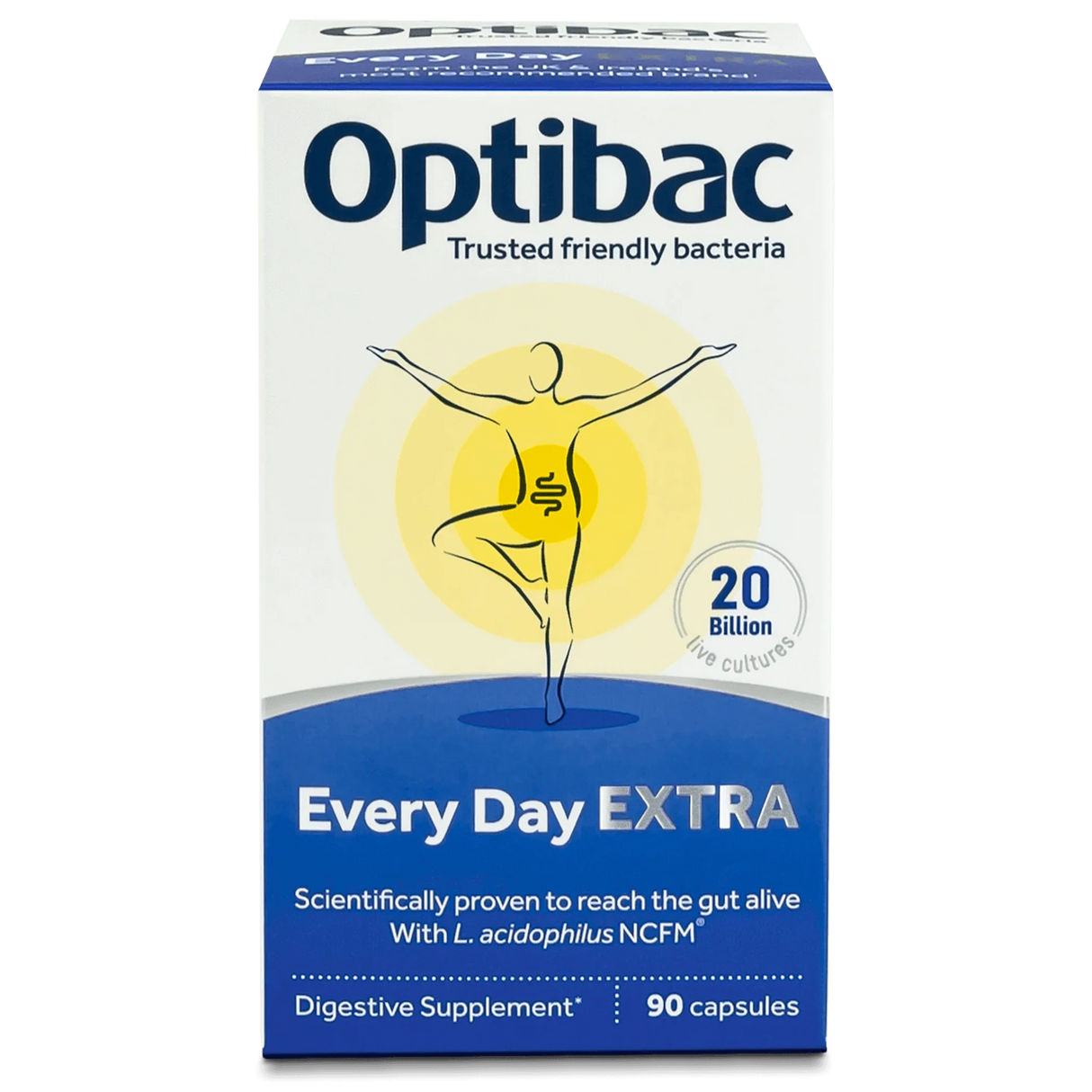 Every Day EXTRA Vegan Probiotic, 90 capsules - OptiBac - welzo