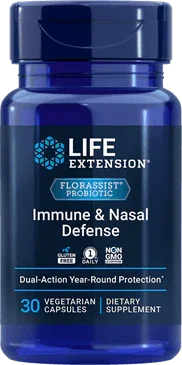 Florassist, Immune & Nasal Defense, 30 Vegetarian Capsules - Life Extension - welzo