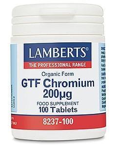 GTF Chromium (as Picolinate), 100 tabs - Lamberts - welzo