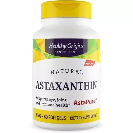 Healthy Origins Astaxanthin 4mg Softgels