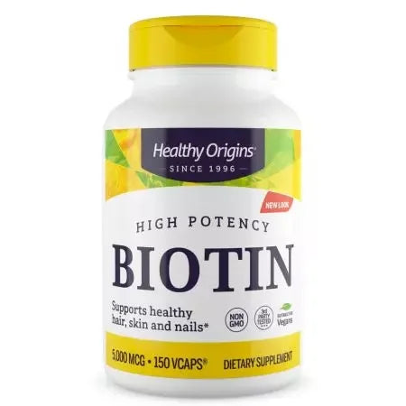 Healthy Origins Biotin 5,000mcg Veggie Capsules
