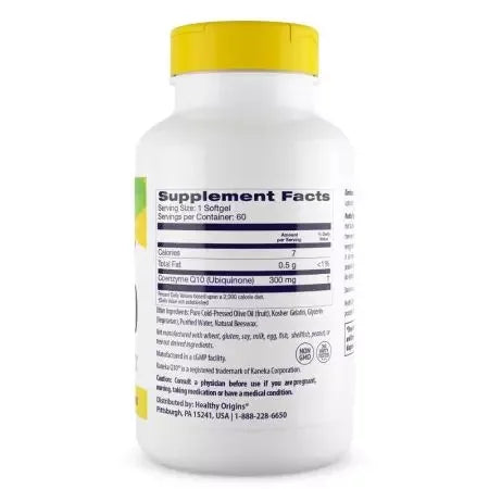 Healthy Origins CoQ10 300mg 60 Softgels