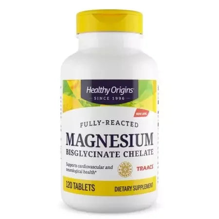 Healthy Origins Magnesium Bisglycinate Chelate Tablets