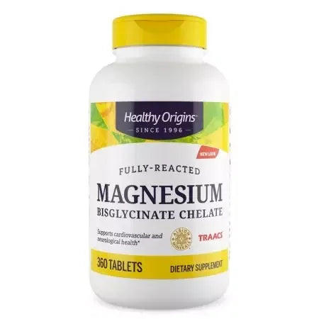 Healthy Origins Magnesium Bisglycinate Chelate Tablets