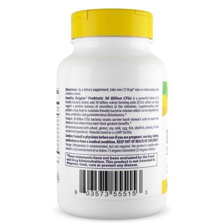 Healthy Origins Probiotic 30 Billion CFUs Veg Capsules