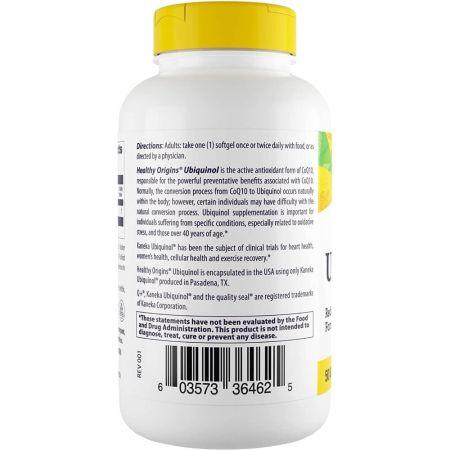 Healthy Origins Ubiquinol 50mg Softgels