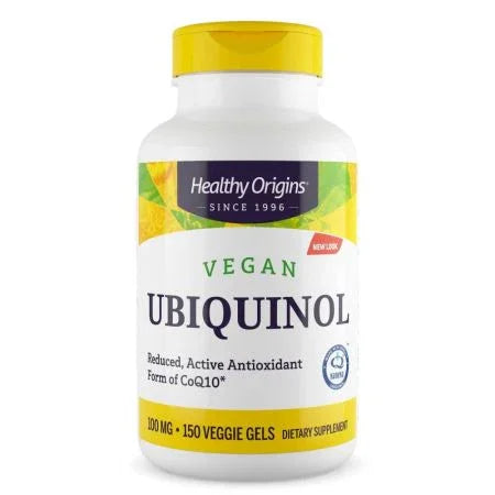 Healthy Origins Vegan Ubiquinol 100mg Softgels