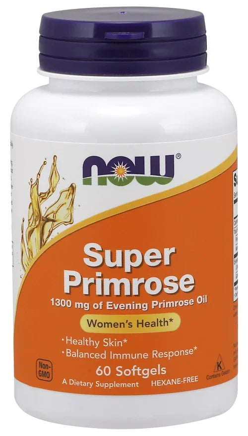NOW Foods Super Primrose, 1300mg - 60 softgels