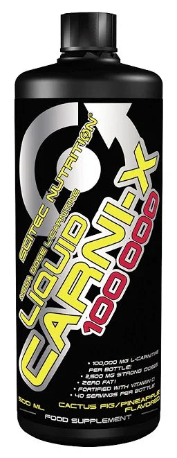SciTec Liquid Carni-X 100000, Cactus Figs Pineapple - 500 ml.