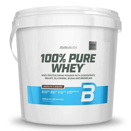 BioTechUSA 100% Pure Whey, Hazelnut - 4000 grams