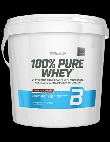 BioTechUSA 100% Pure Whey, Chocolate - 4000 grams