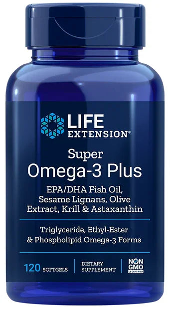 Life Extension Super Omega-3 Plus - 120 softgels