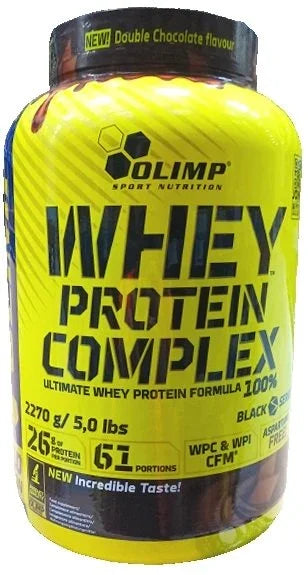 Olimp Nutrition Whey Protein Complex 100%, Double Chocolate (EAN 5901330066290) - 2270 grams