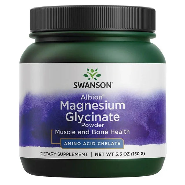 Swanson Albion Magnesium Glycinate Powder - 150 grams