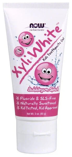 NOW Foods XyliWhite Kids, Bubblegum Splash - 85 grams
