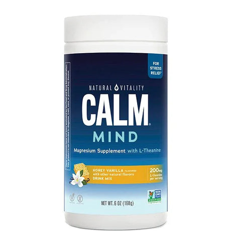 Natural Vitality Calm Mind, Honey Vanilla - 168 grams