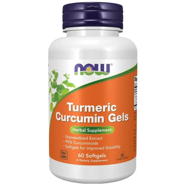 NOW Foods Turmeric Curcumin - 60 softgels
