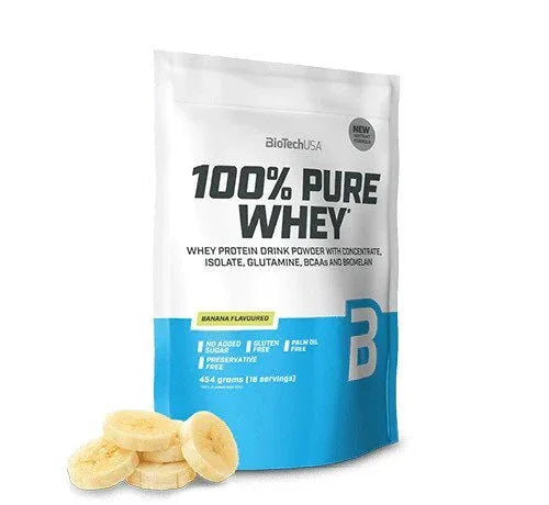 BioTechUSA 100% Pure Whey, Apple Pie - 454 grams