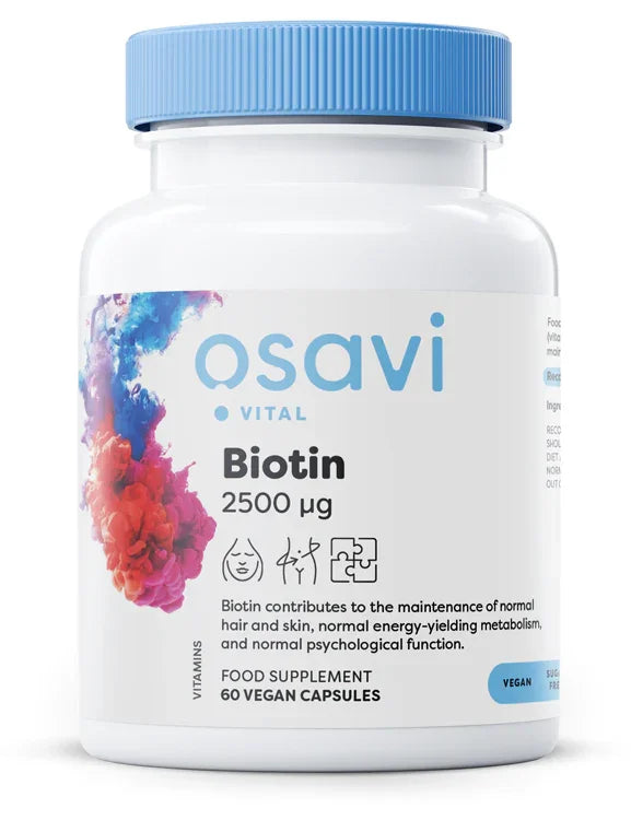 Osavi Biotin, 2500mcg - 60 vegan caps