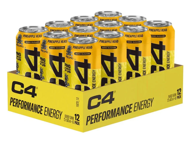 Cellucor C4 Performance Energy, Pineapple Head - 12 x 500 ml.