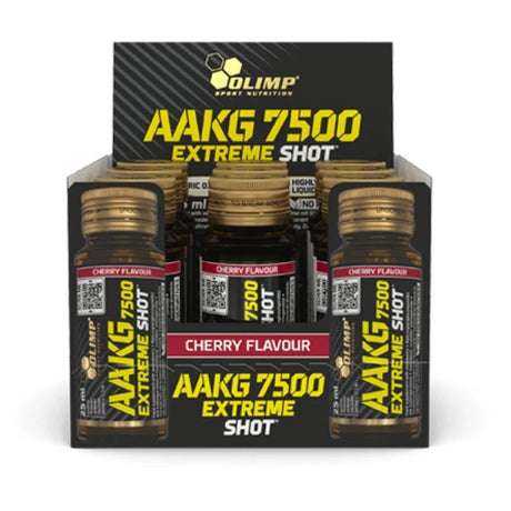 Olimp Nutrition AAKG 7500 Extreme Shot, Cherry - 9 x 25 ml.