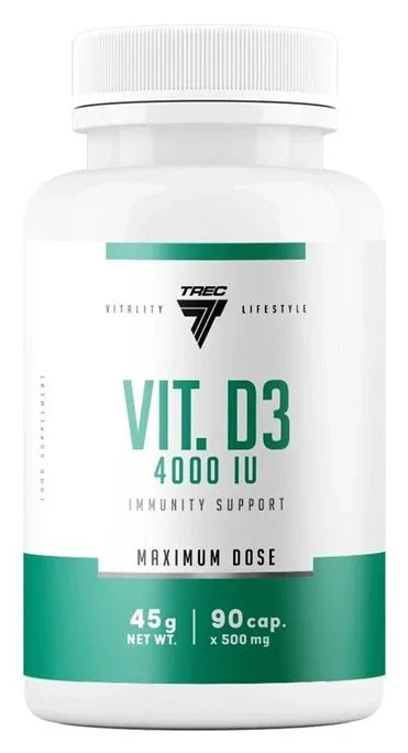Trec Nutrition Vit. D3, 4000IU - 90 caps
